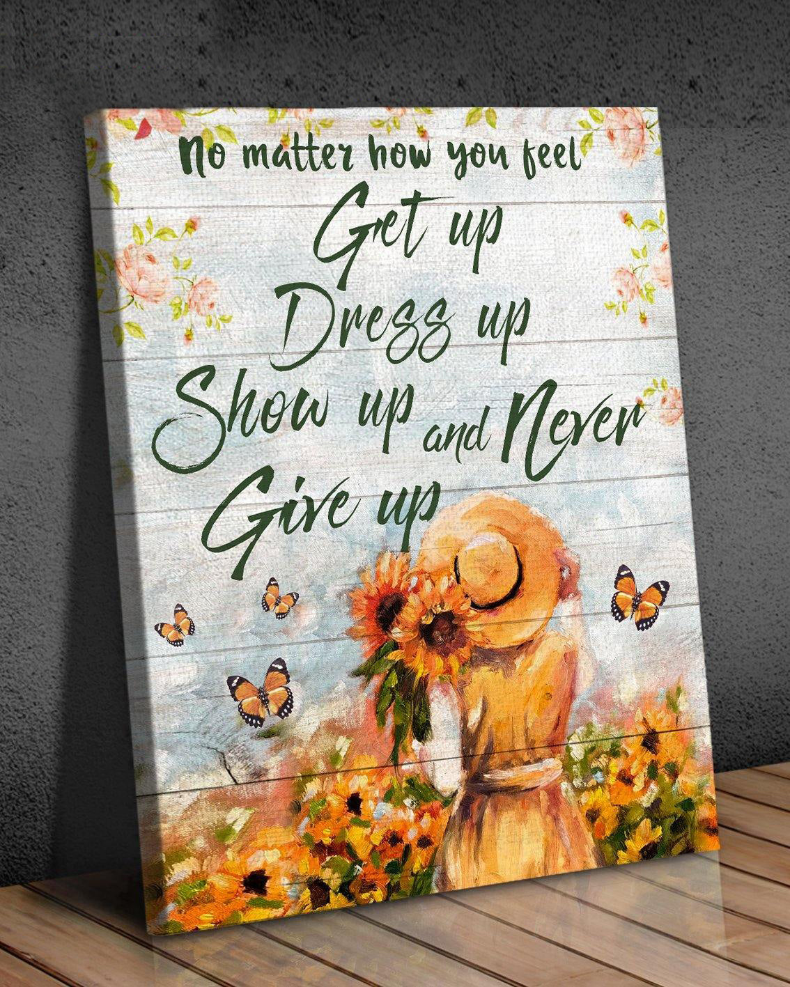 Top 10 Hippie Wall Art Canvas - No Matter How You Feel Get Up