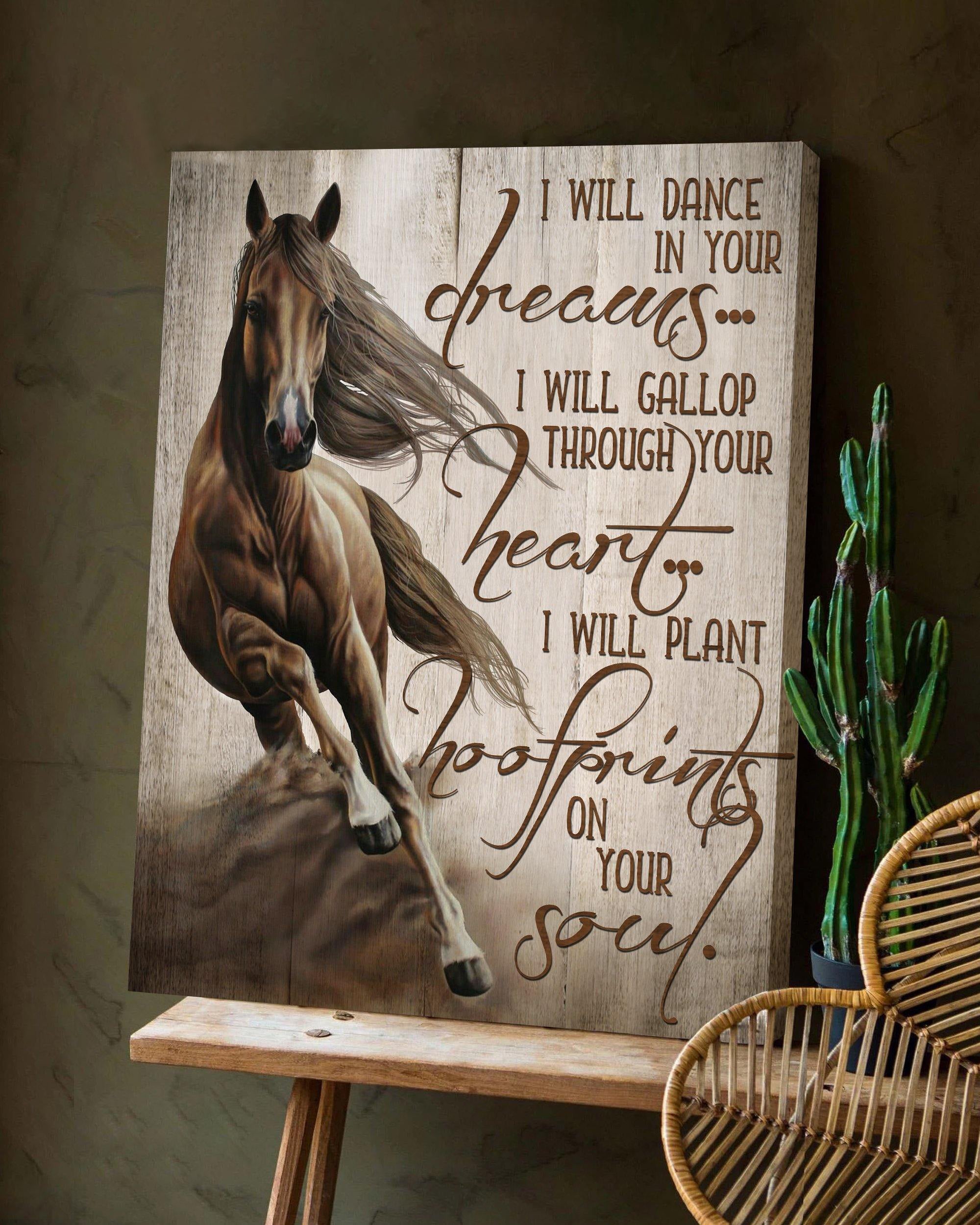 Top 10 Horse Wall Art Canvas - I Will Dance In Your Dreams