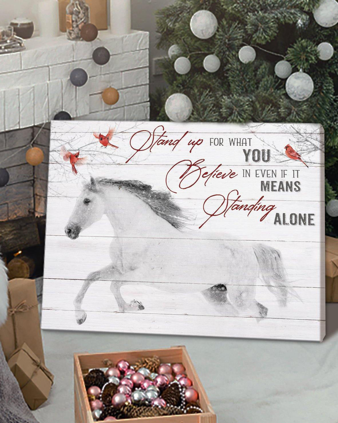 Top 10 Horse Wall Art Canvas - Stand Up For What You Believe In Even If Means Standing Alone