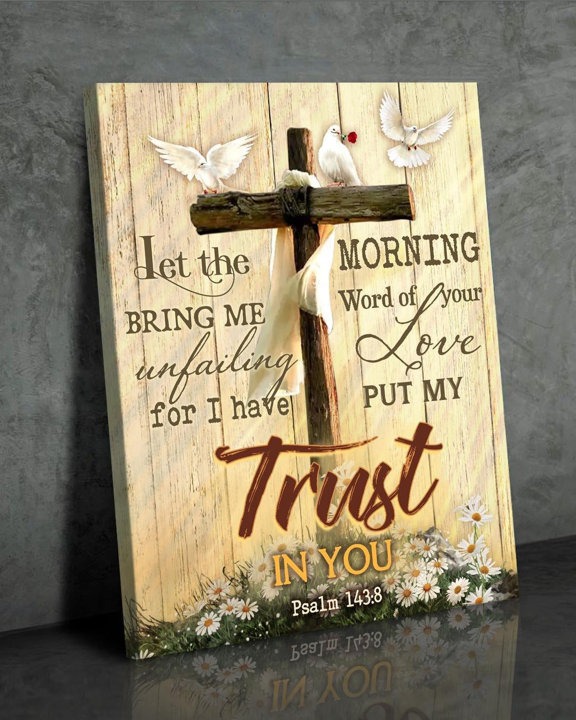 Top 3 Bible Canvas - Trust In You Wall Art Canvas