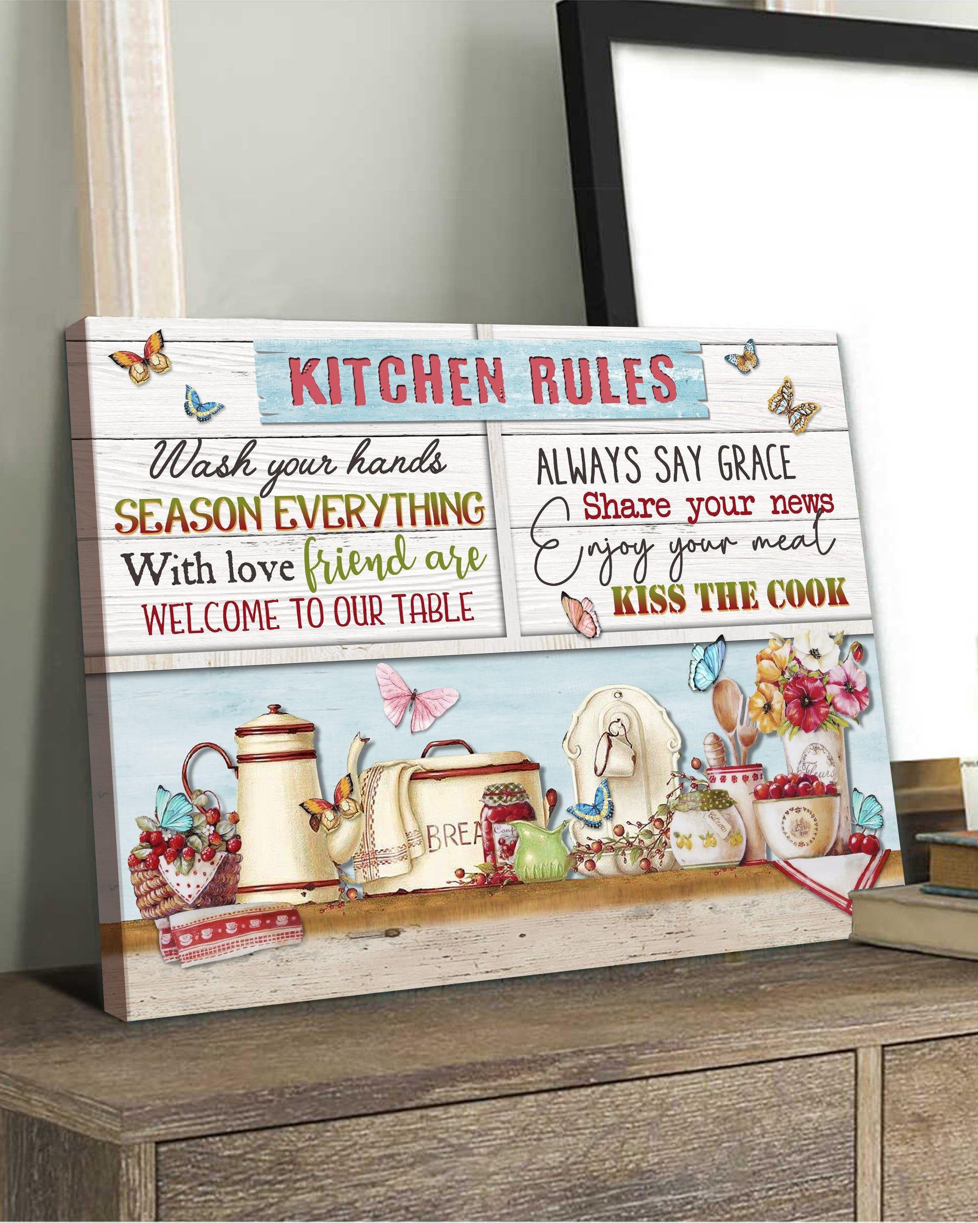 Top 5 Family Home Decor Canvas - Kitchen Rules