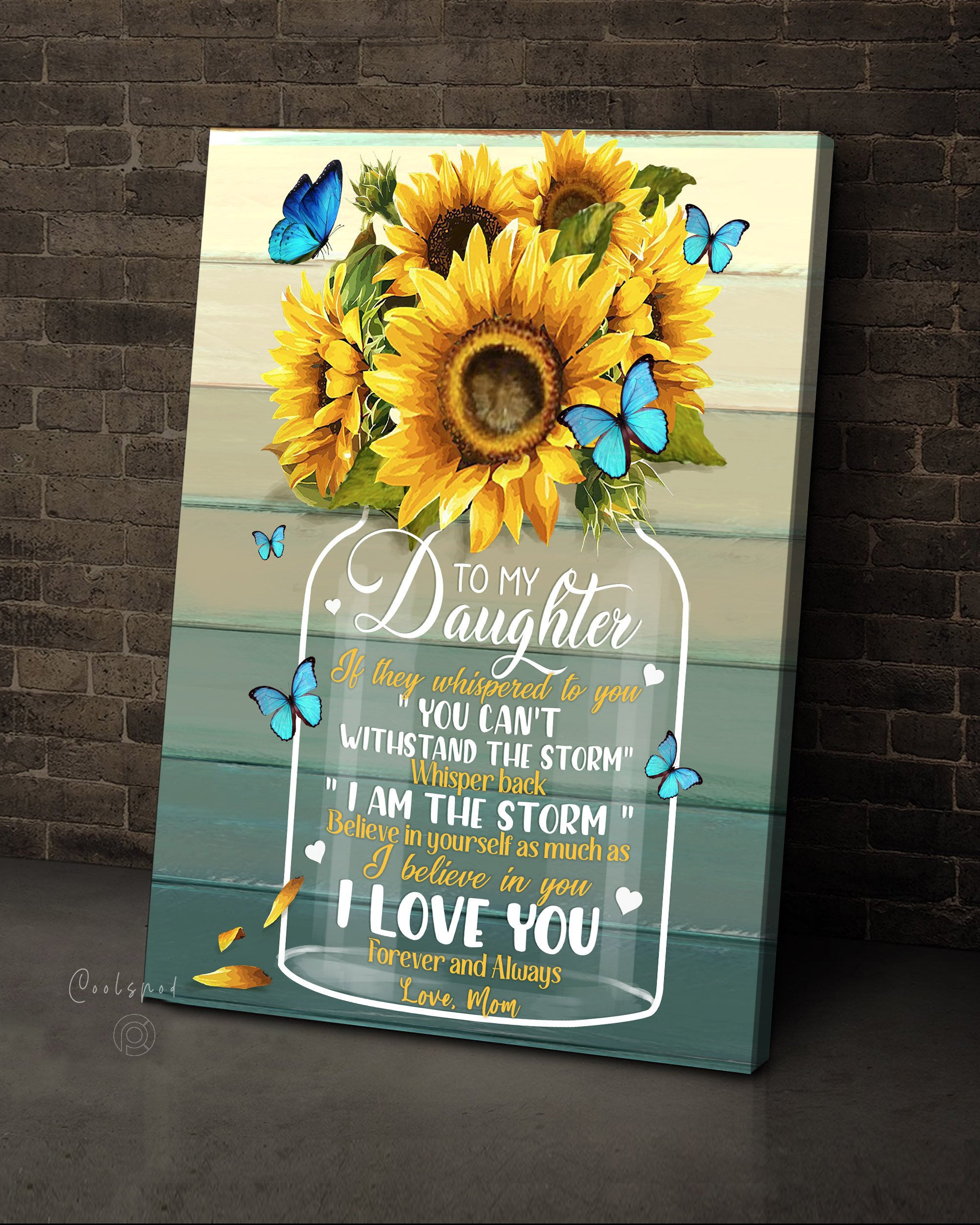 Top 5 Hippie Style Gift For Daughter Wall Art Canvas If They Whispered To You