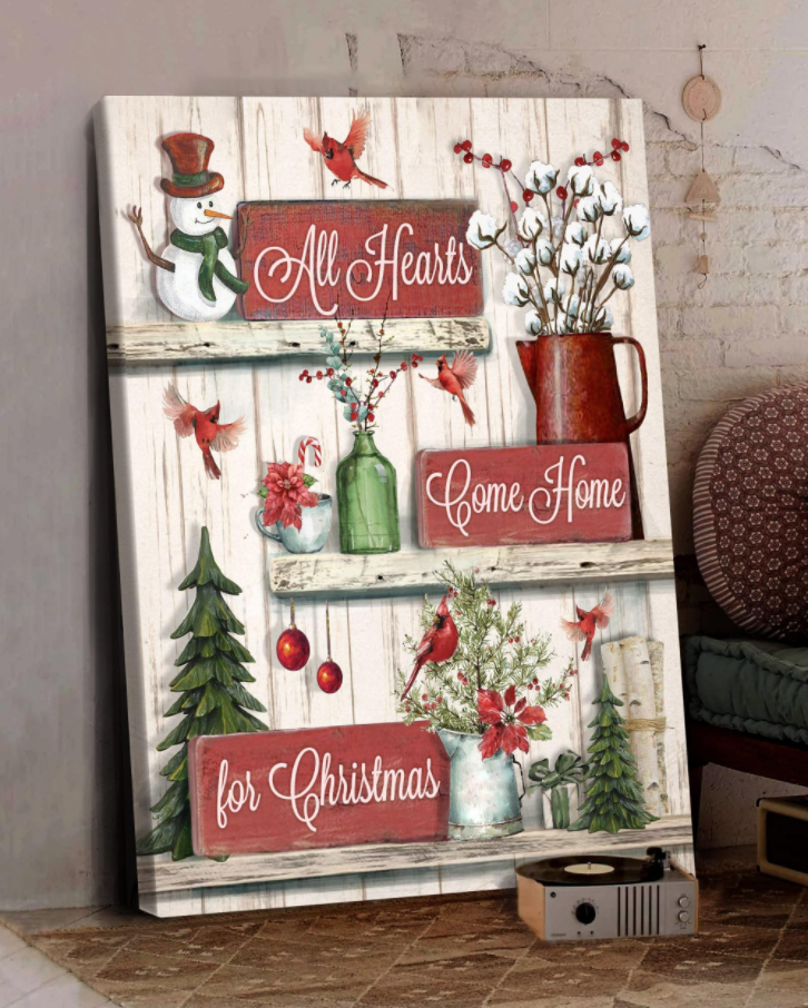 Top 5 Hippie Style Wall Art Canvas - All Hearts Come Home For Christmas