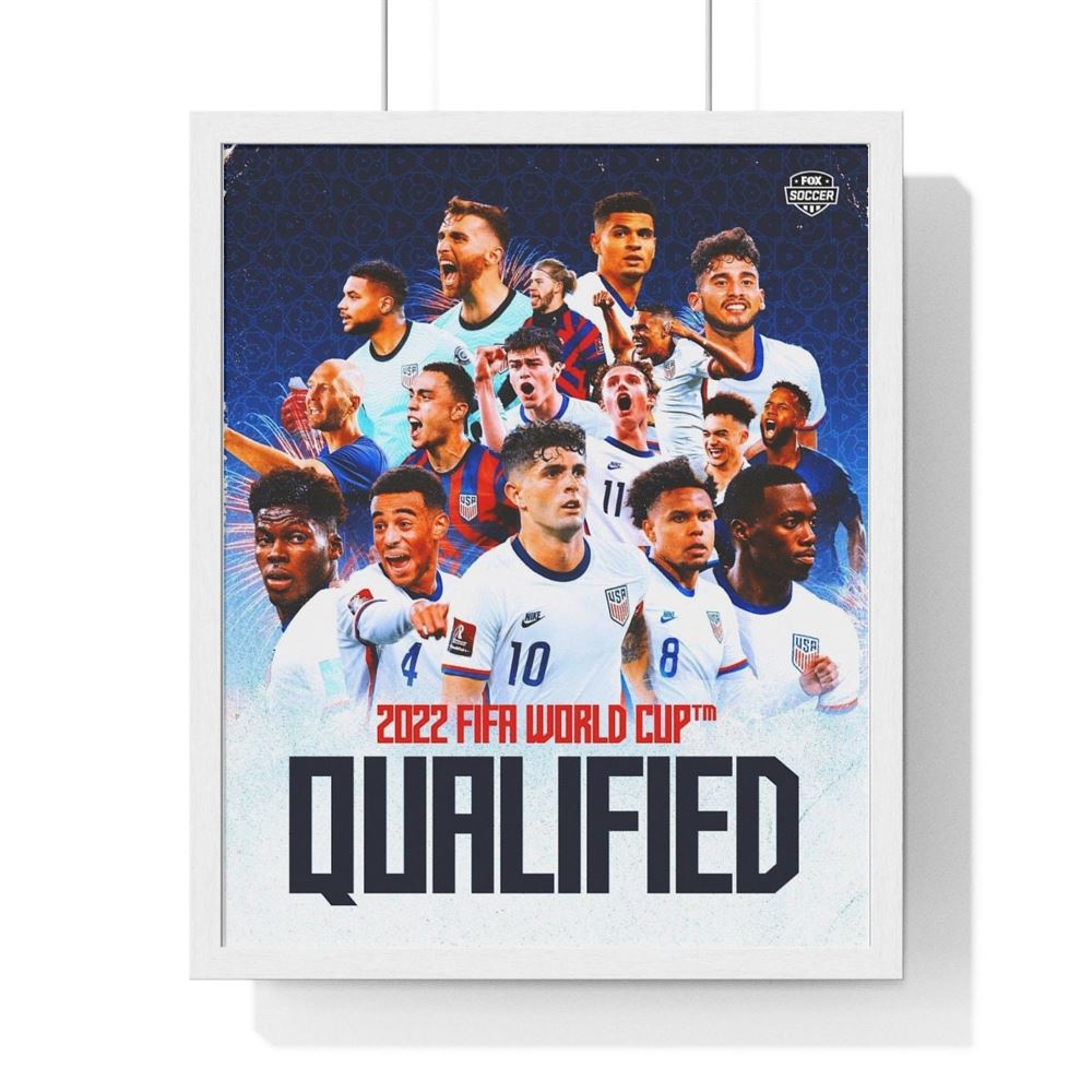 Usmnt Qualified For The World Cup 2022 Poster