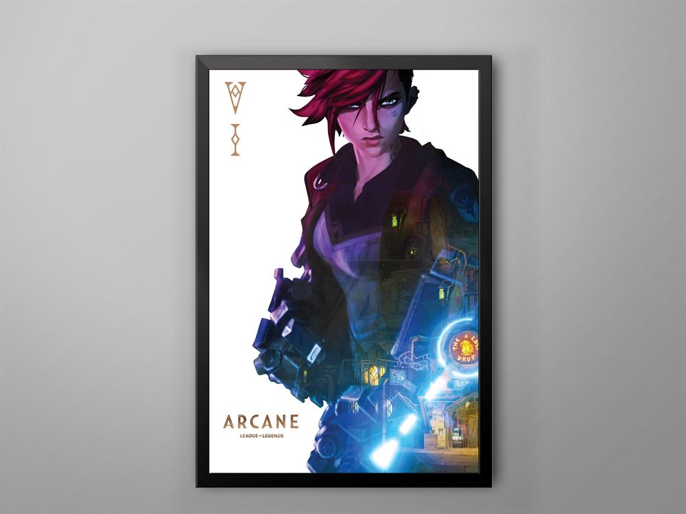 Vi Arcane League Of Legends 2021 Tv Show Poster