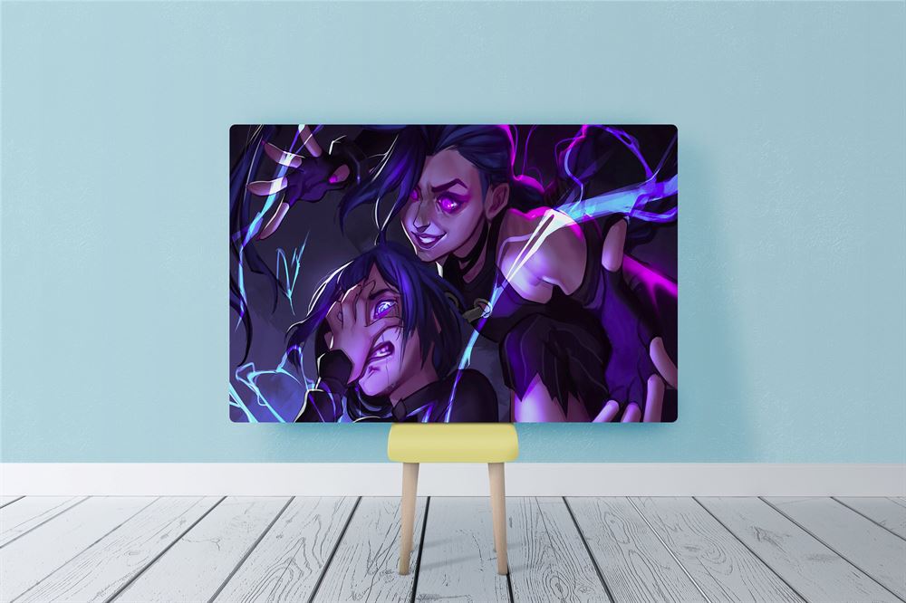 Vi Jinx Arcane League Of Legends Wall Art Poster