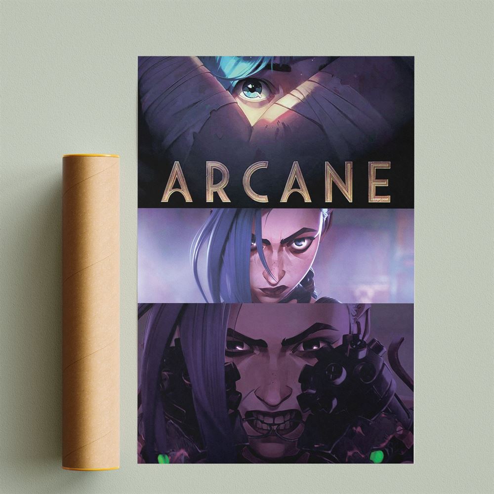 Wall Art Jinx Arcane League Of Legends Poster