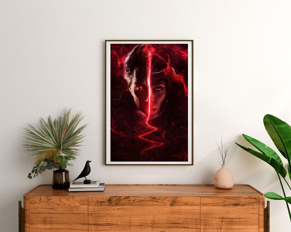 Wanda Maximoff Doctor Strange Multiverse Of Madness Poster