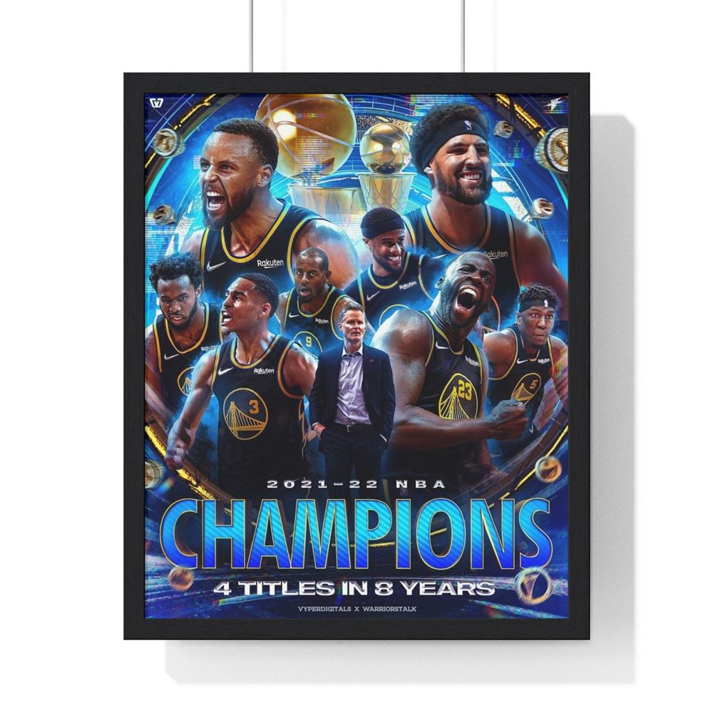 Warriors Champions Nba 2022 Wall Art