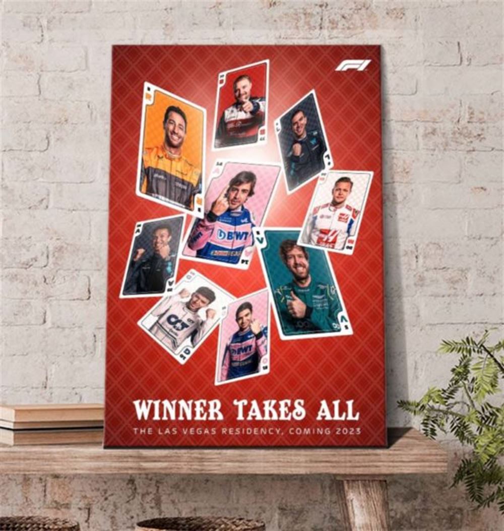 Winner Takes All F1 Las Vegas 2023 Poster