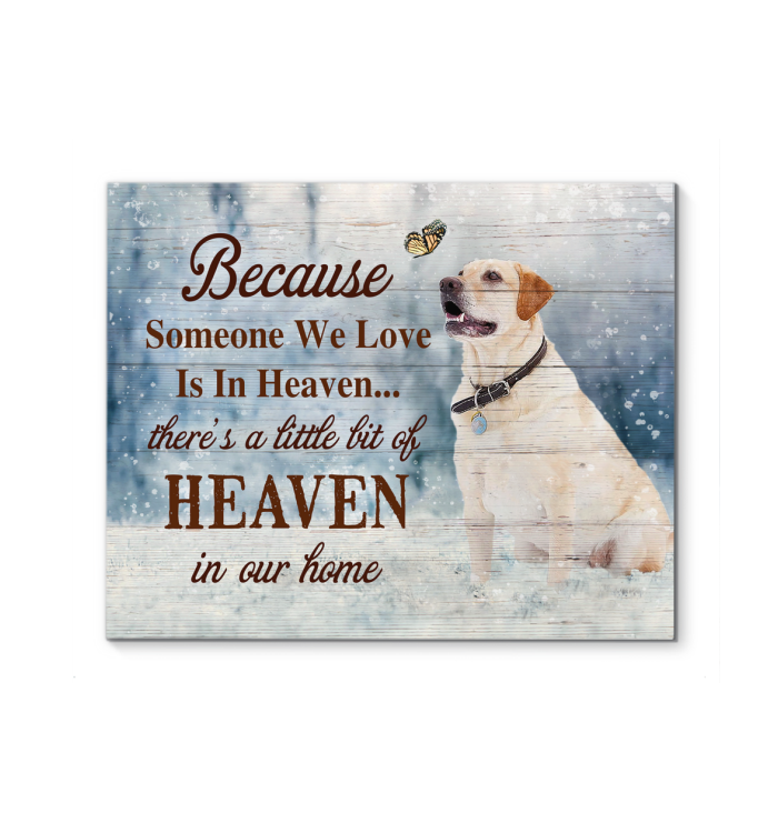 Yellow Labrador - Because Someone We Love Is In Heaven