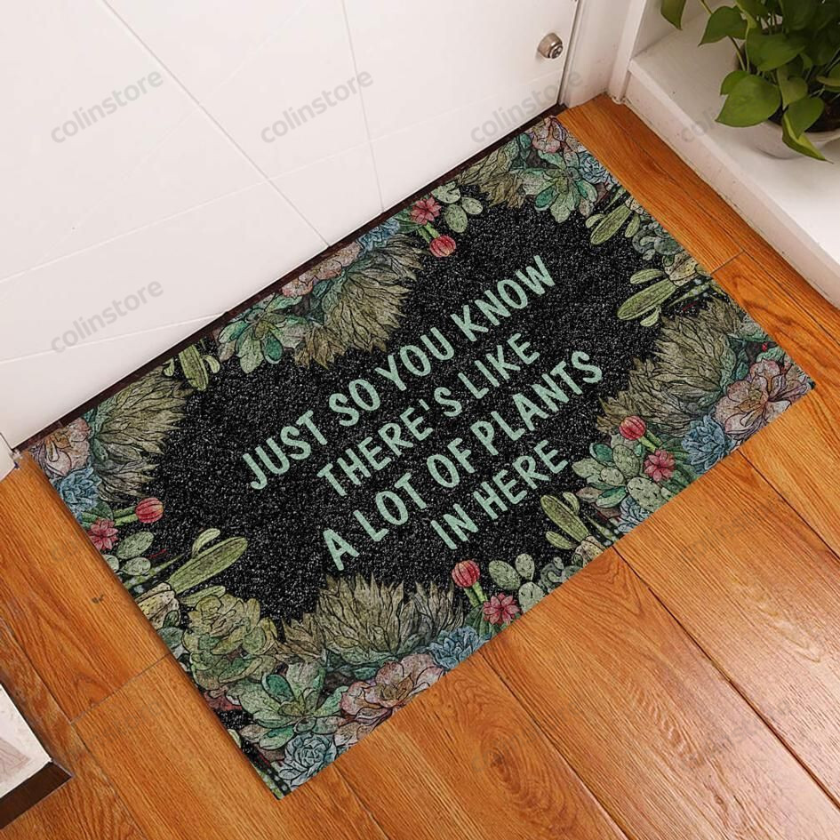 A Lot Of Plants In Here Succulent Doormat Welcome Mat