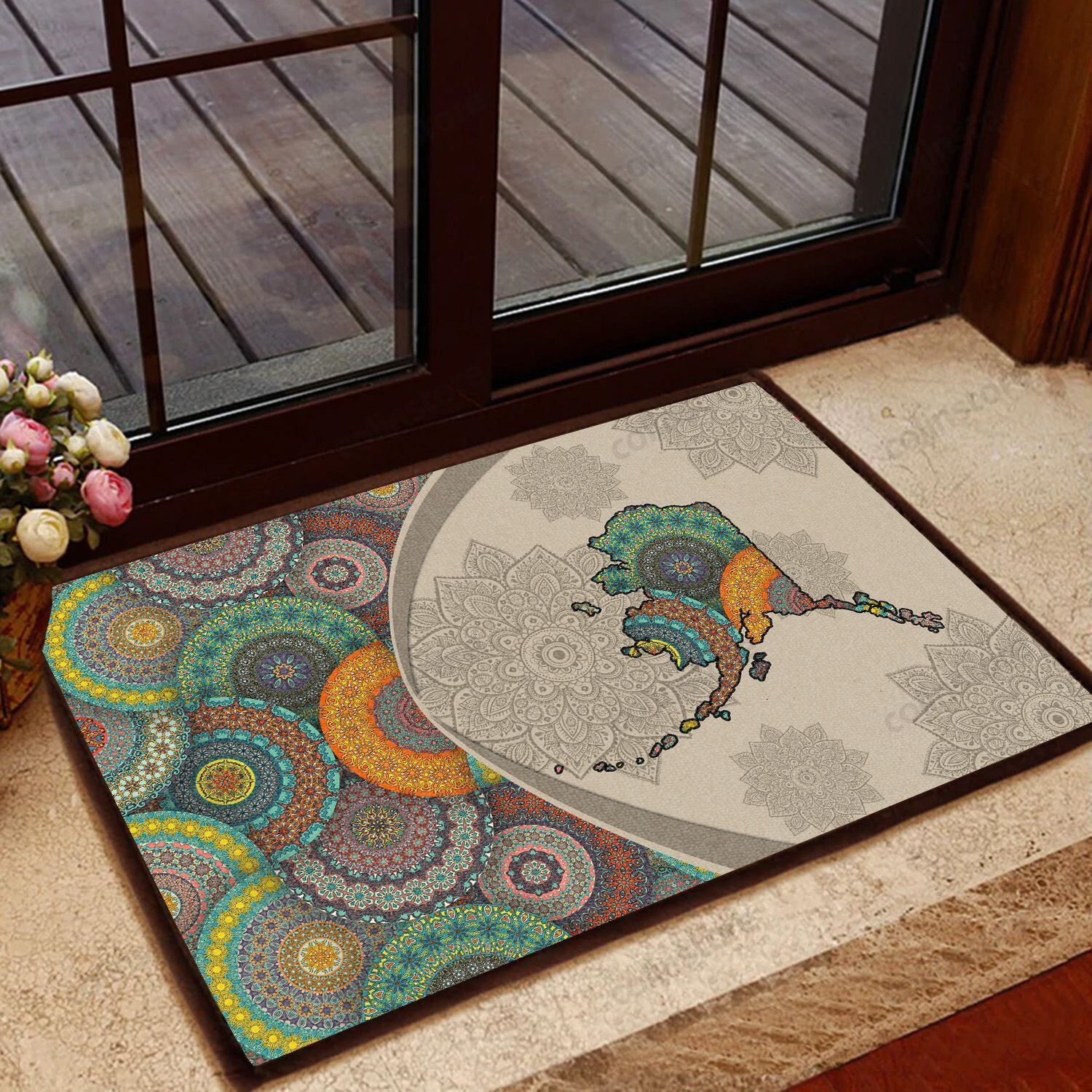 Alaska Mandala Doormat Welcome Mat