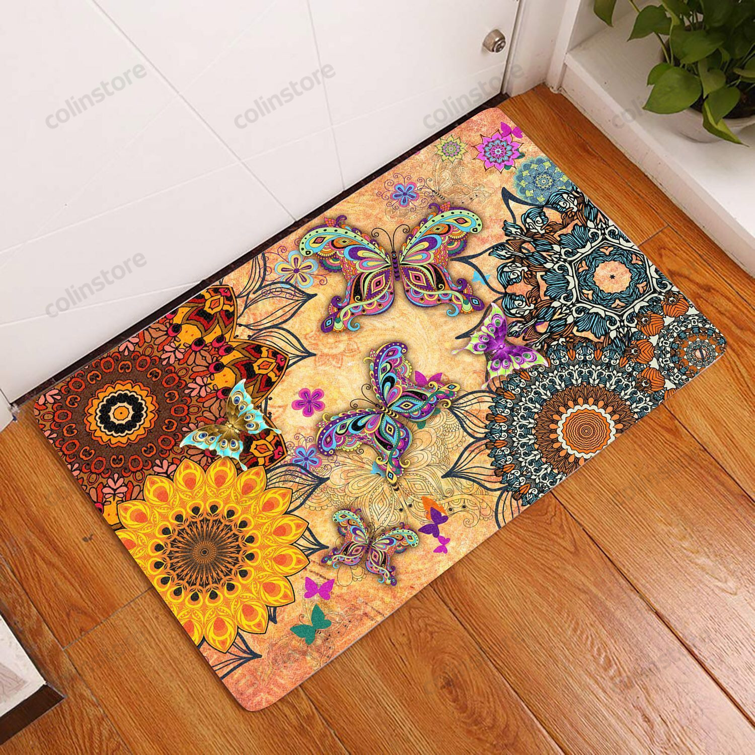 Amazing Butterfly Doormat Welcome Mat