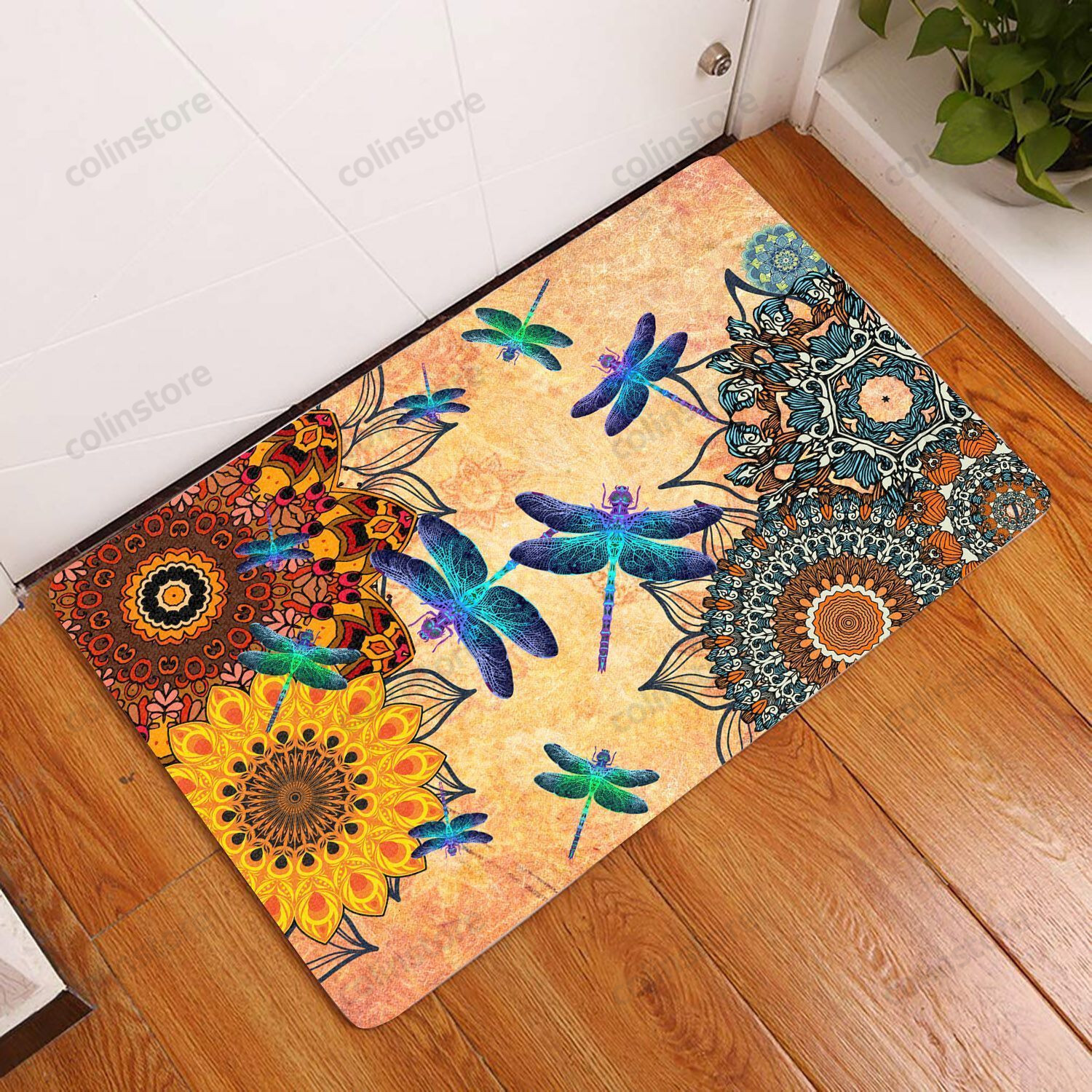 Amazing Dragonfly Doormat Welcome Mat