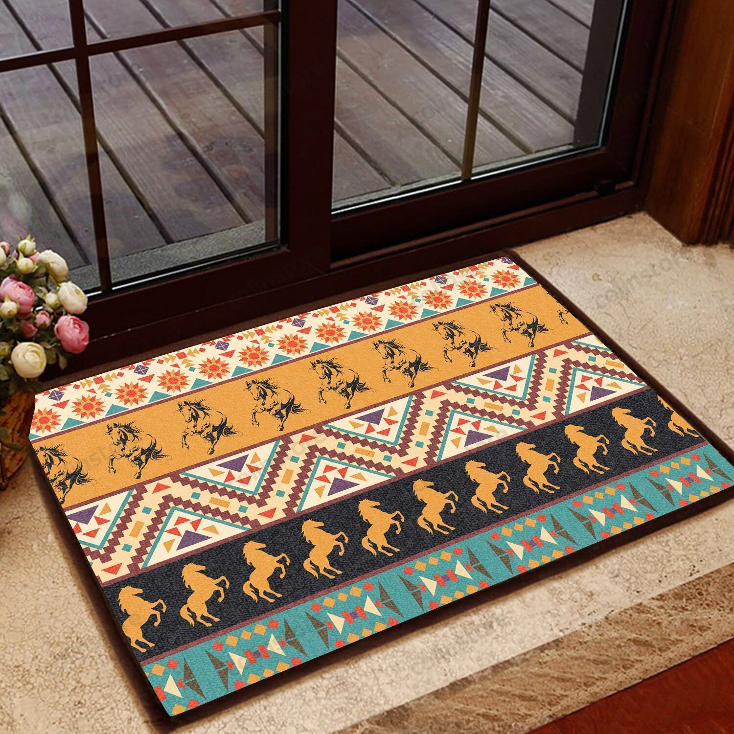 Amazing Horse Doormat Welcome Mat -ghepten-pkmanbc