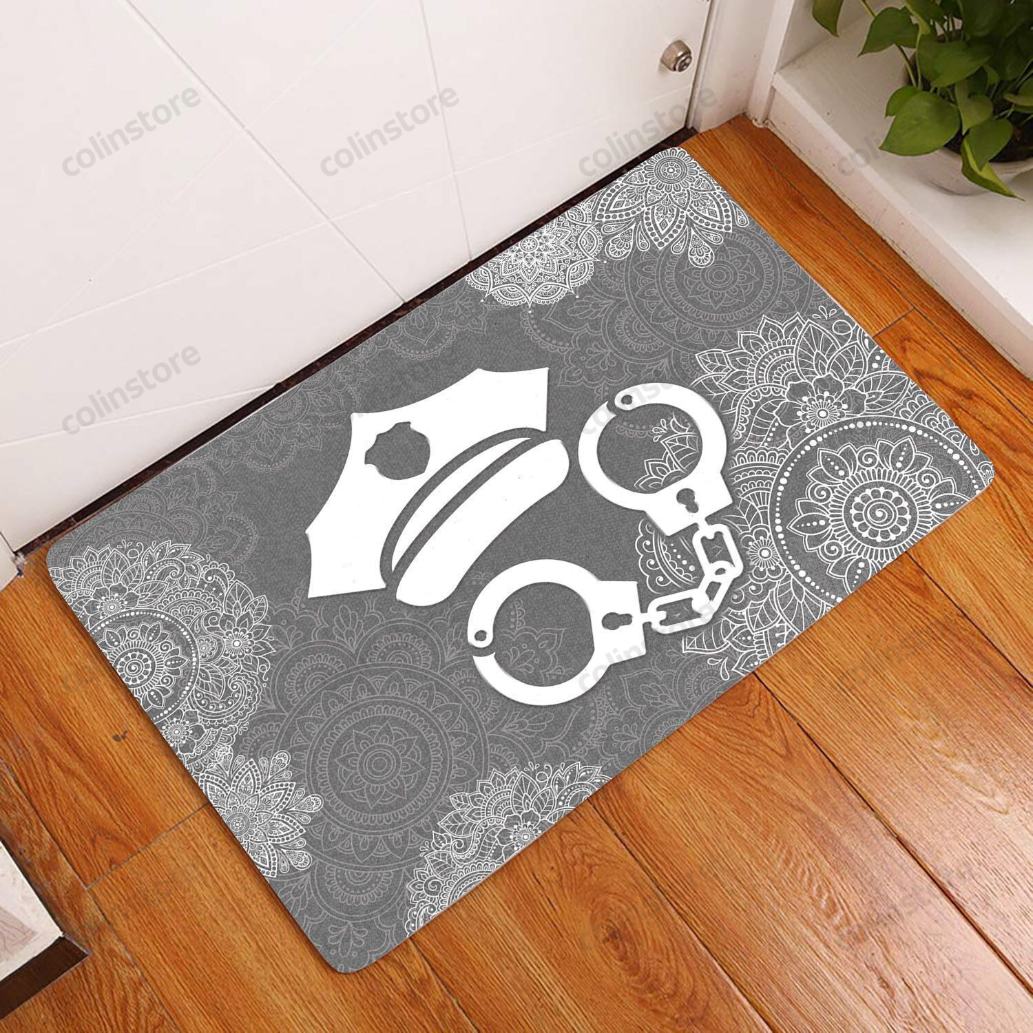 Amazing Police Doormat Welcome Mat