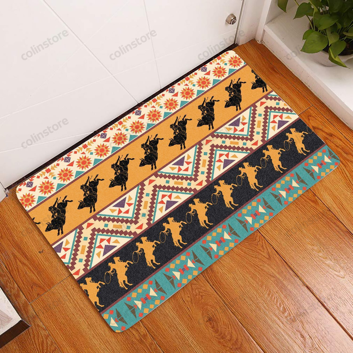 Amazing Rodeo Doormat Welcome Mat -ghepten-7mlgc76