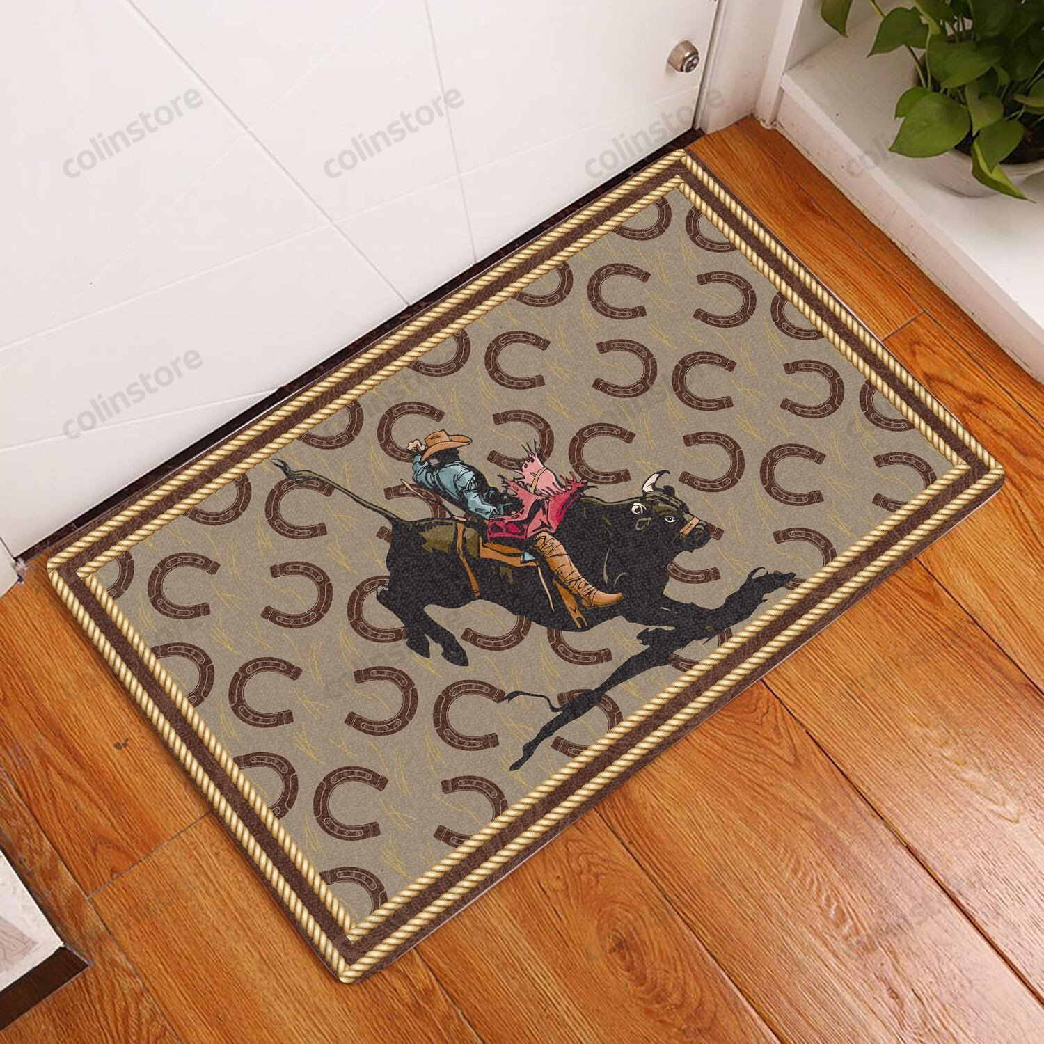 Amazing Rodeo Doormat Welcome Mat