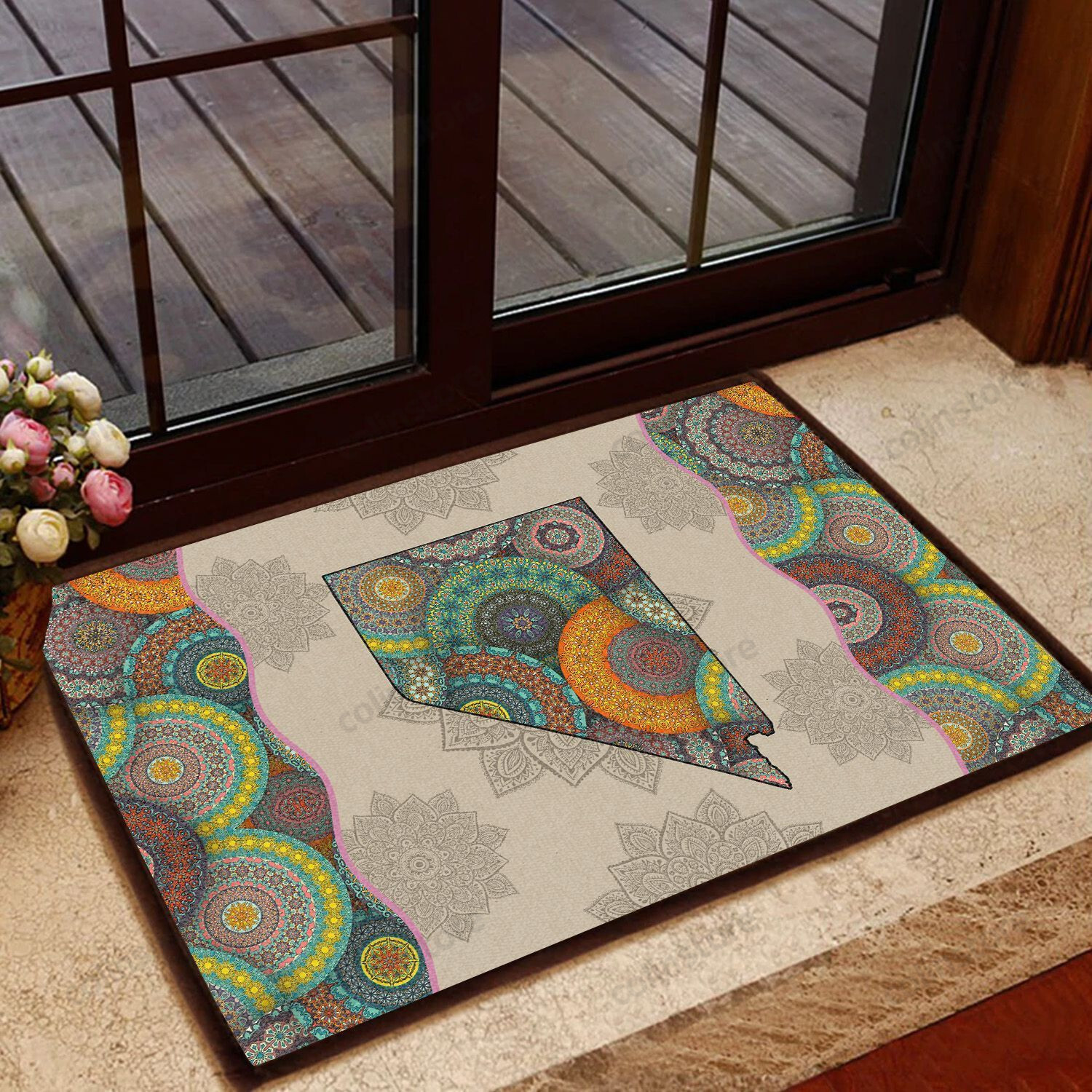 Awesome Nevada Mandala Doormat Welcome Mat