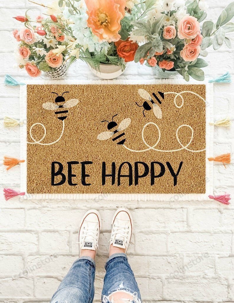 Bee Happy - Doormat Welcome Mat