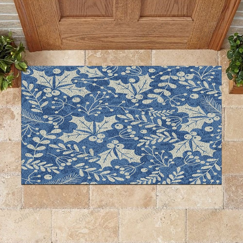 Christmas Leaves Doormat Merry Christmas Doormat -ghepten-jkdc4in