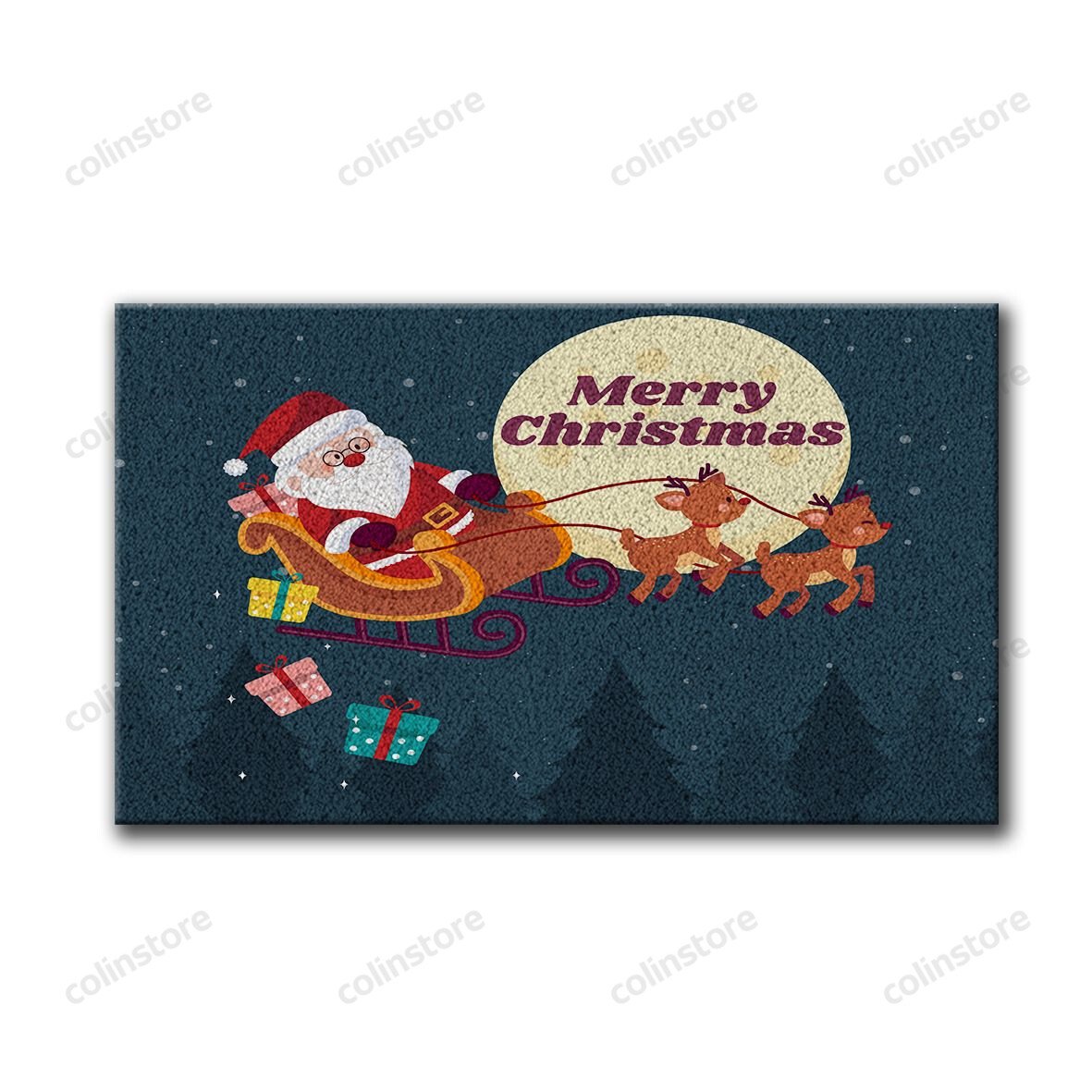 Christmas Santa Claus Doormat Merry Christmas Doormat -ghepten-3hhprmk