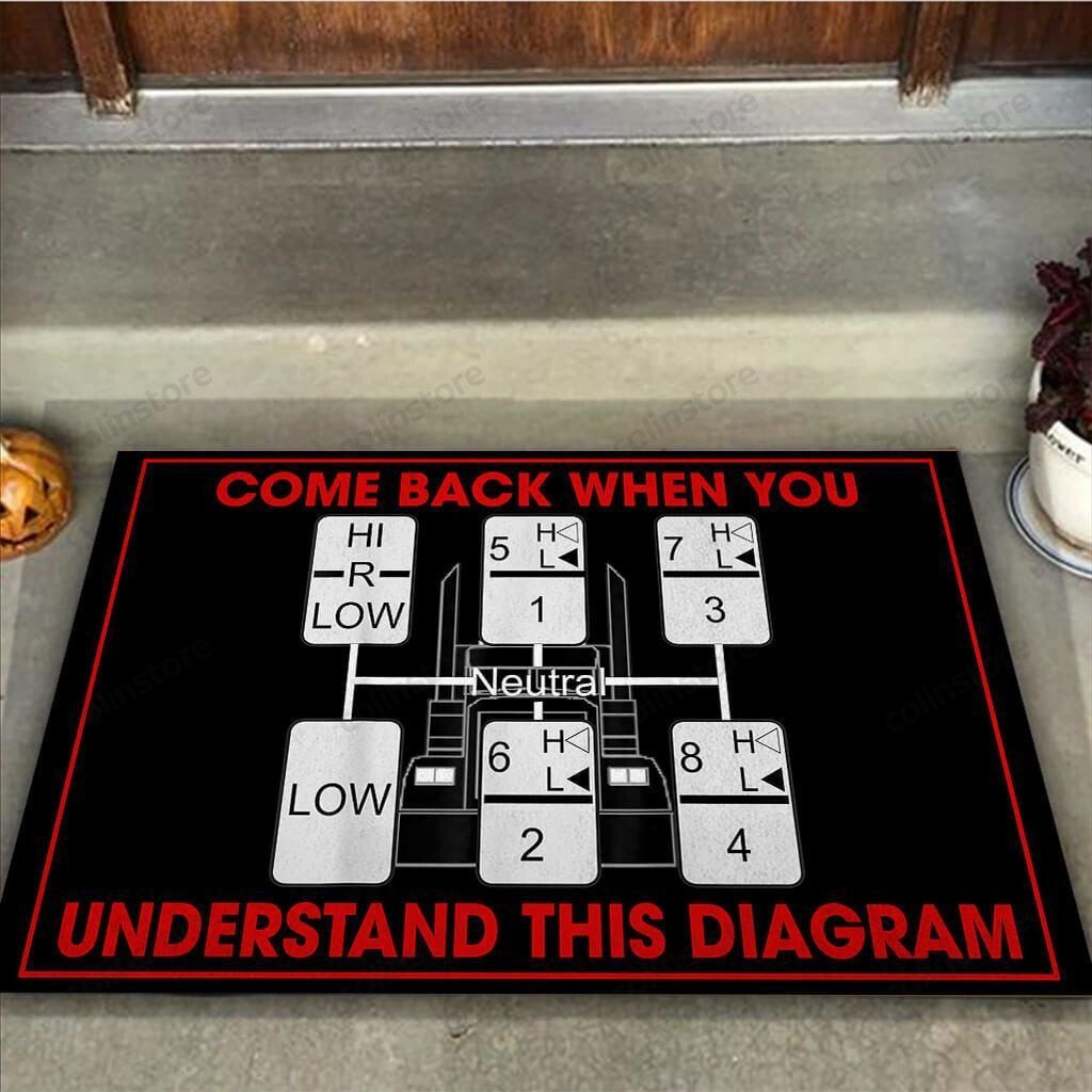 Come Back When You Understand Trucker Doormat Welcome Mat