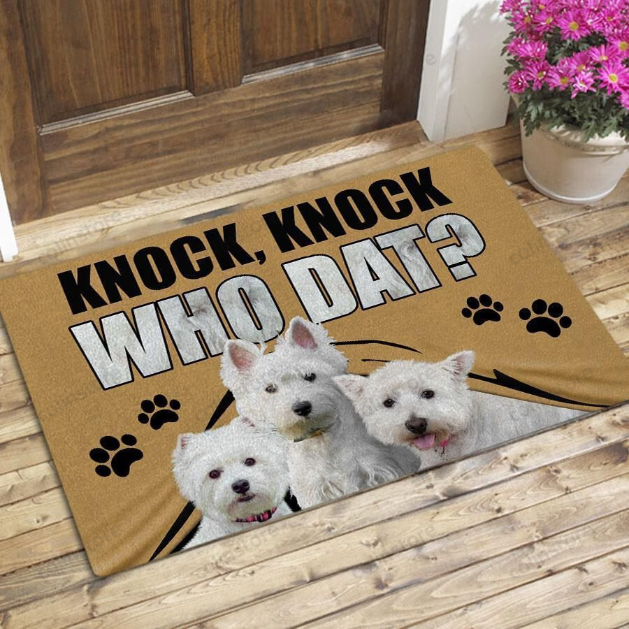 Custom Funny Doormat-knock Doormat For Pet Lovers