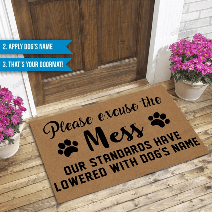 Custom Funny Outdoor Indoor Wellcome Doormat Dog Funny Outdoor Indoor Wellcome Doormat