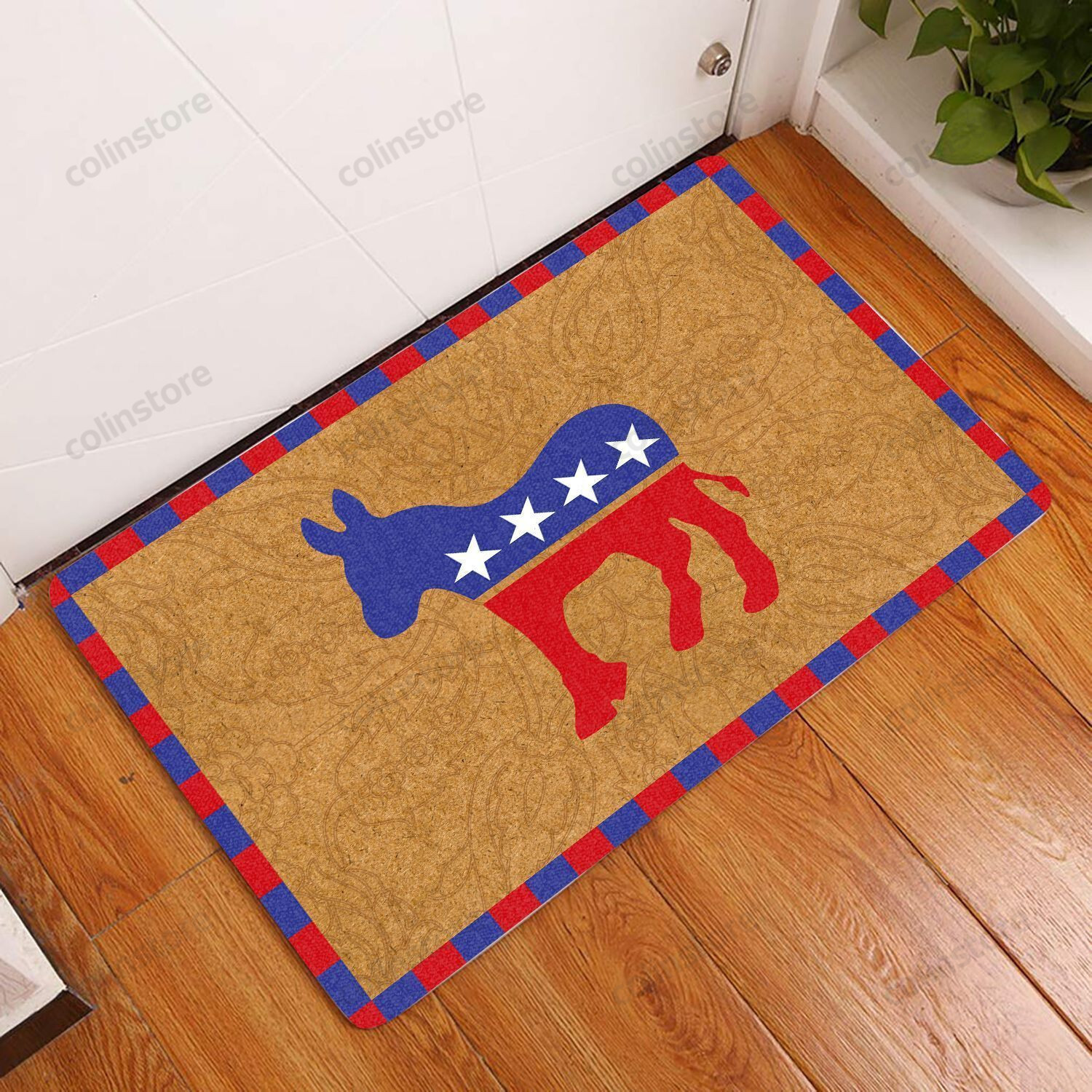 Donkey Side Doormat Welcome Mat