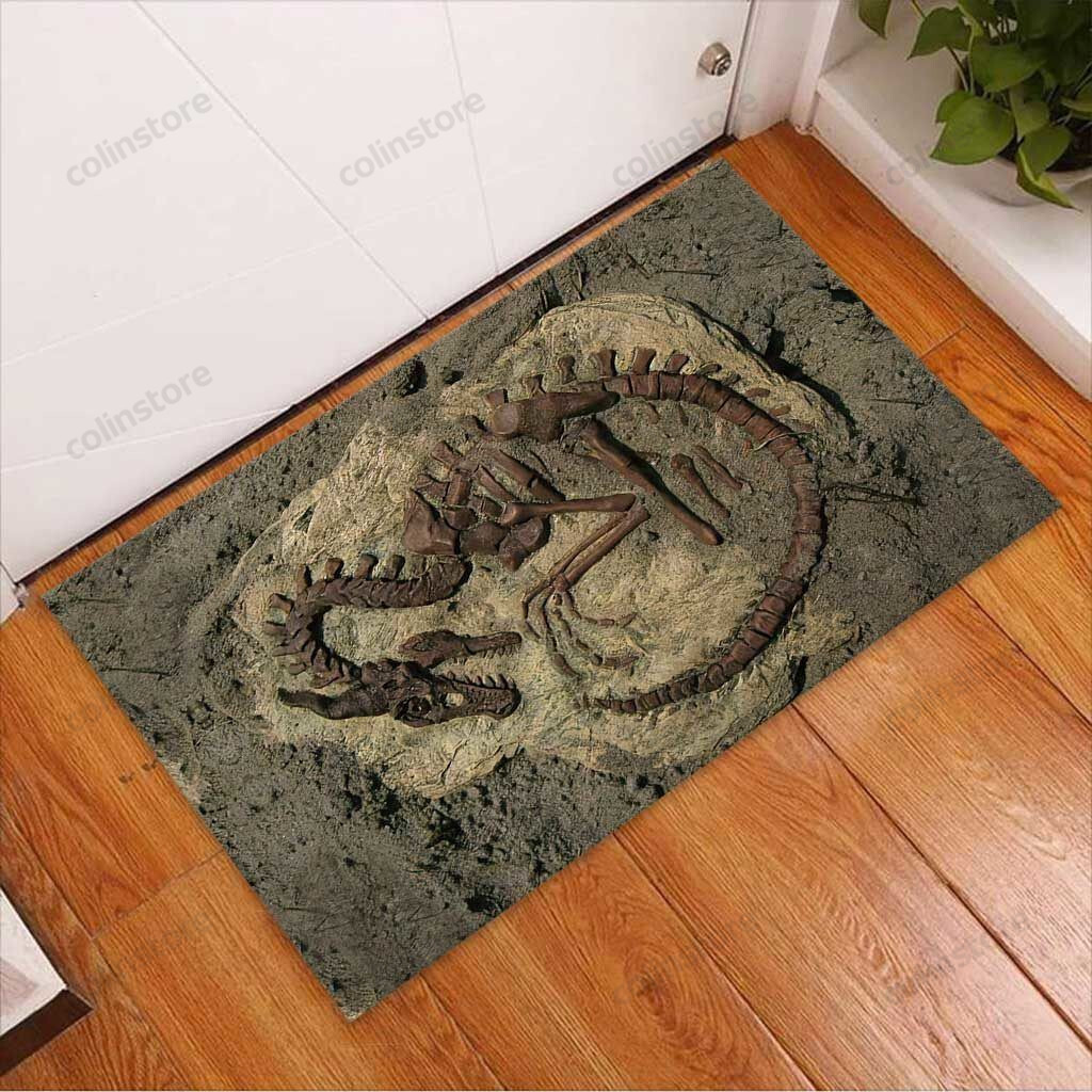 Dragon Fossil Dragon Doormat Welcome Mat