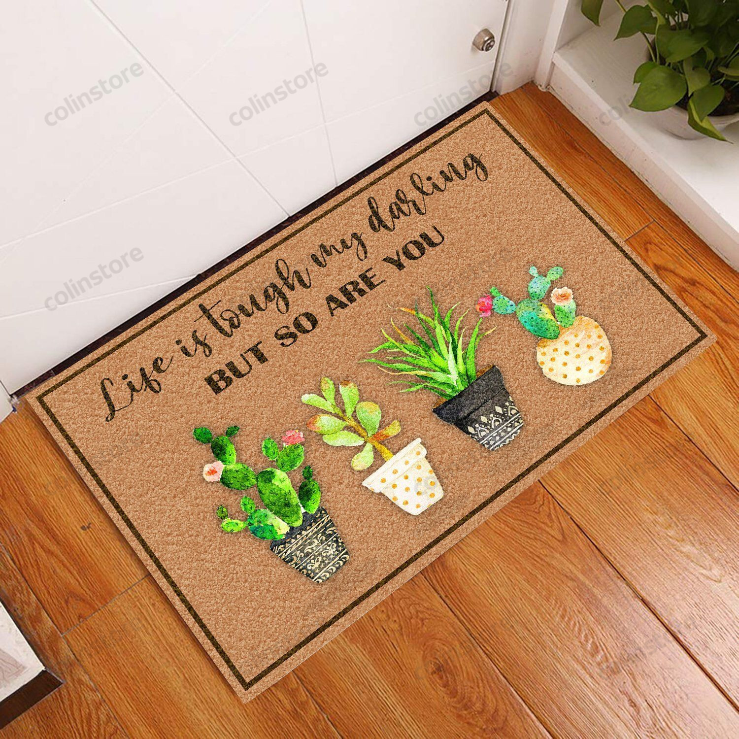 Garden Life Is Tough My Darling But So Are You Doormat Welcome Mat