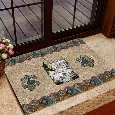 Gin And Paw Funny Outdoor Indoor Wellcome Doormat