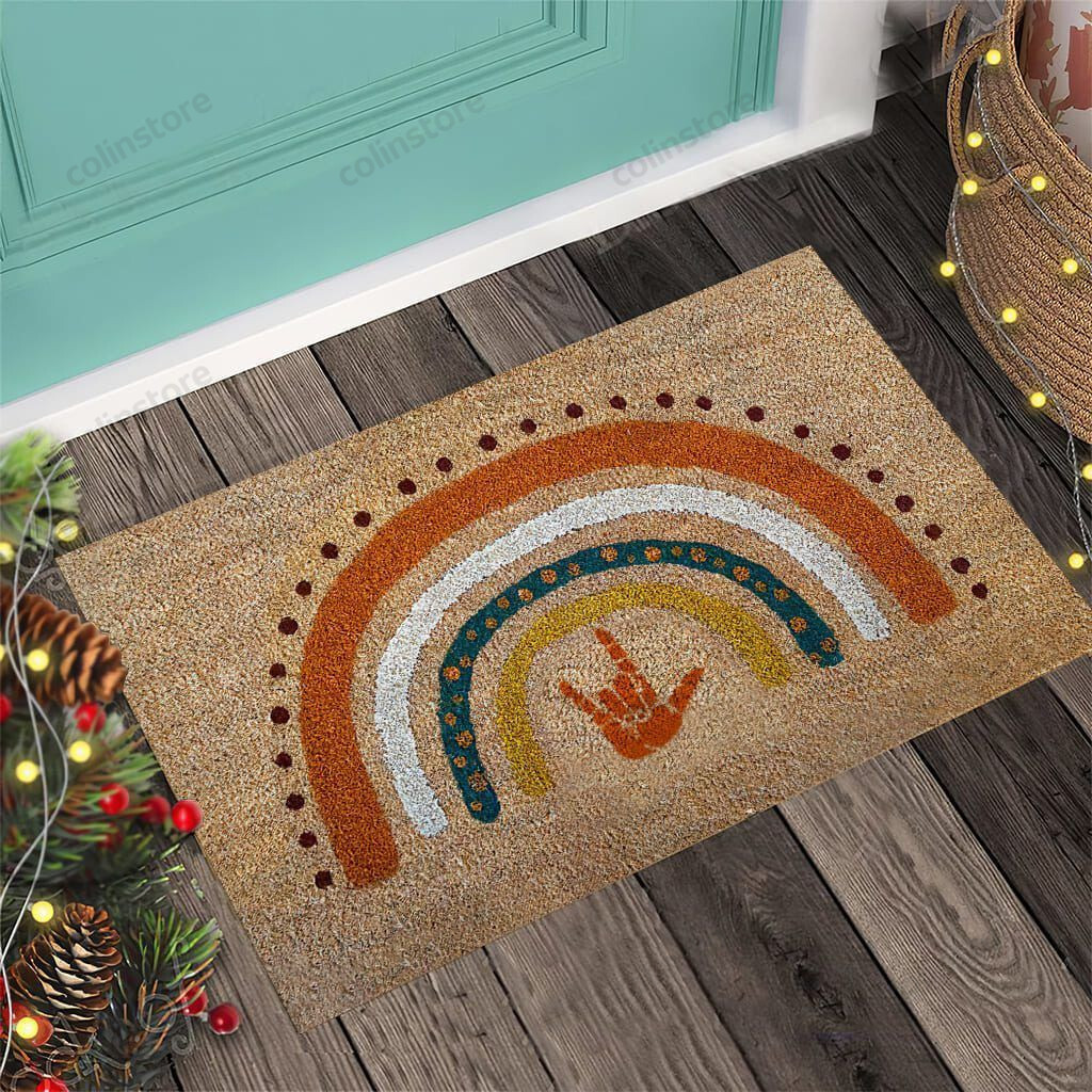 Hello Fall Doormat Welcome Mat