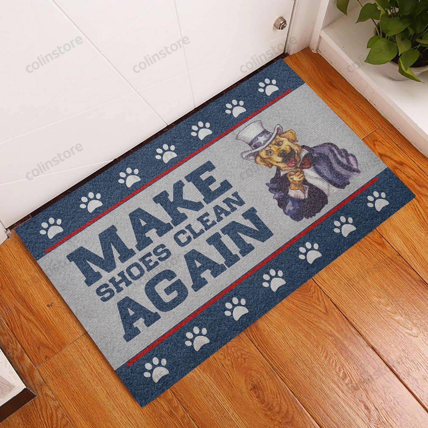 Make Shoes Clean Again Dog Doormat Welcome Mat