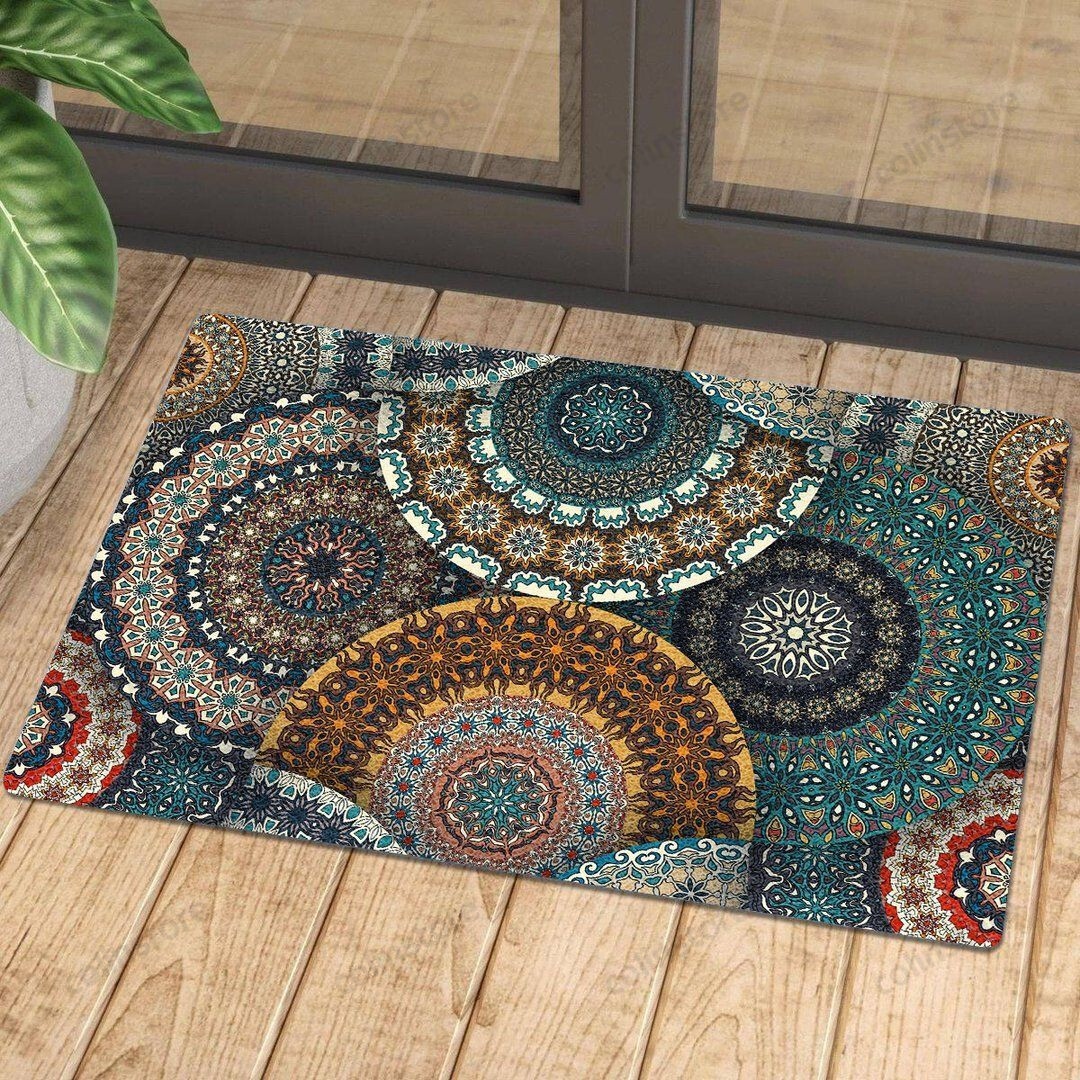 Mandala Boho Doormat 45 Welcome Mat