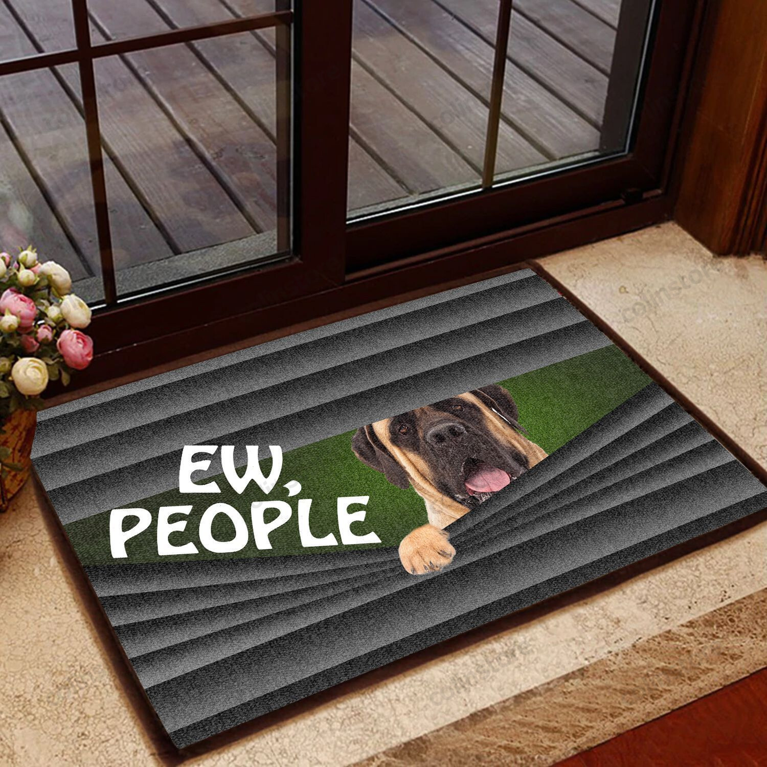 Mastiff Ew People - Dog Doormat Welcome Mat