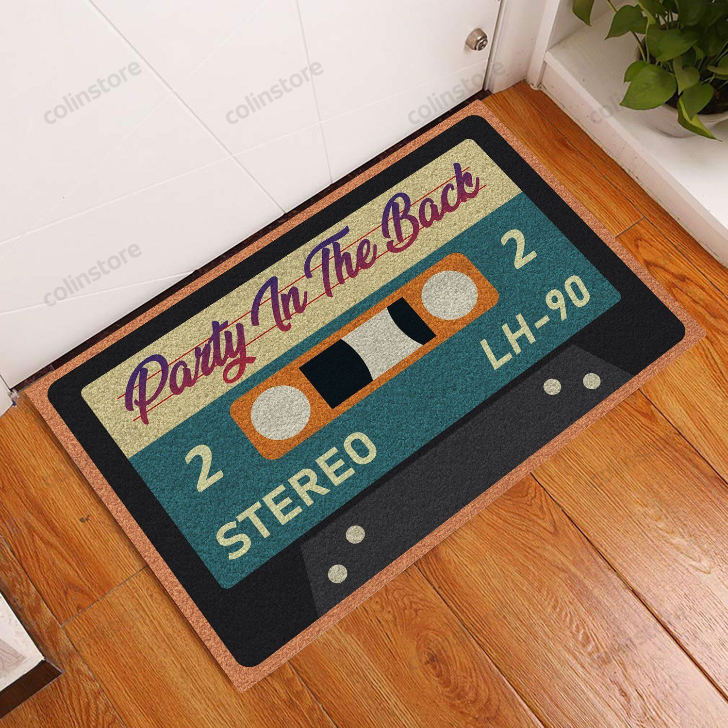 Mixtape Party In The Back Doormat Welcome Mat