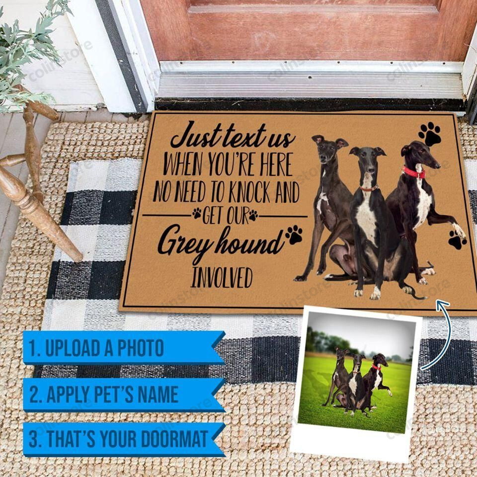 Personalised Doormat Custom Dog Doormat Pet Photo Doormat For More Pets