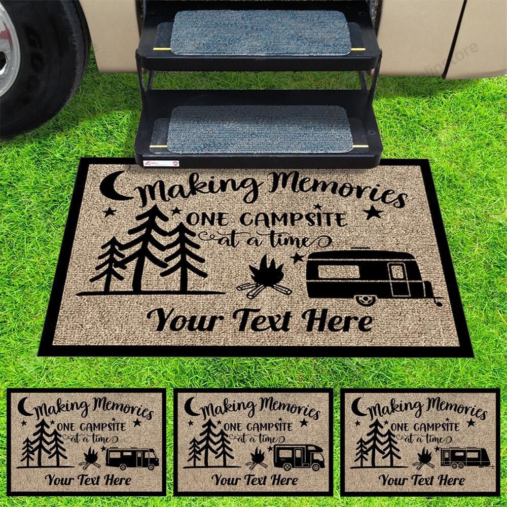 Personalized Making Memories Outdoor Door Mats