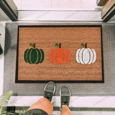 Pumpkins Funny Outdoor Indoor Wellcome Doormat