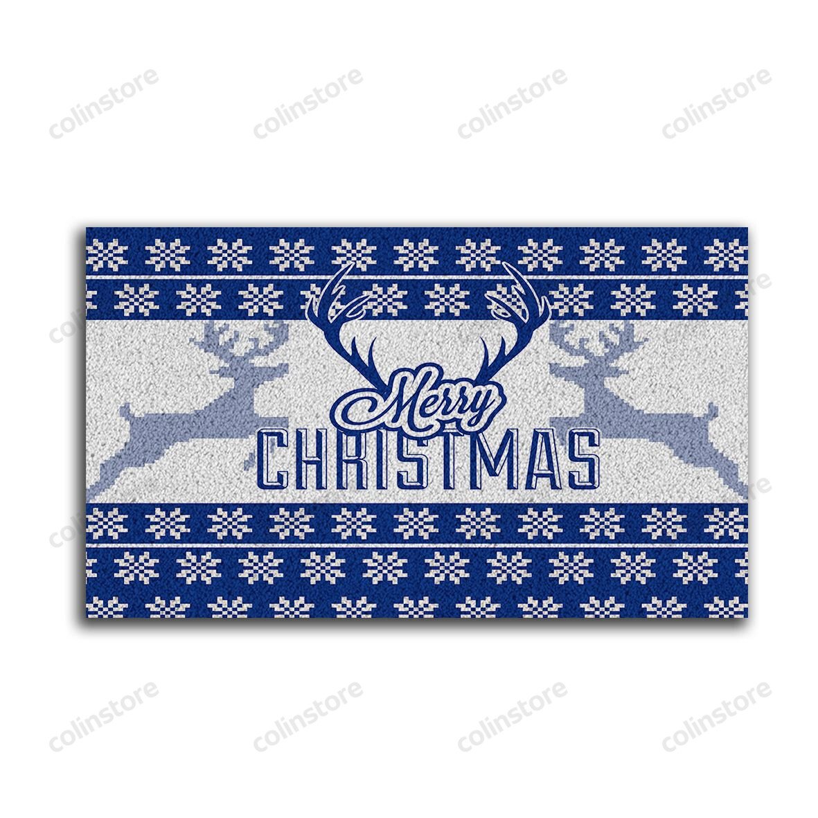 Reindeer Doormat Merry Christmas Doormat