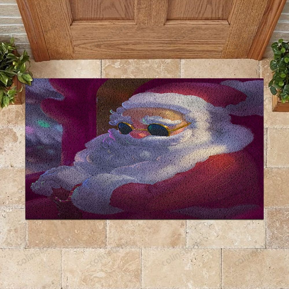 Santa Claus Doormat Merry Christmas Doormat -ghepten-ha79noz