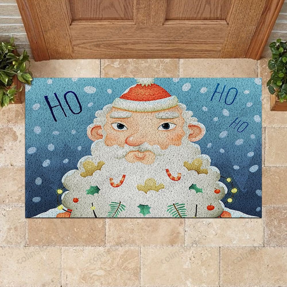 Santa Claus Doormat Merry Christmas Doormat -ghepten-khcbvoo