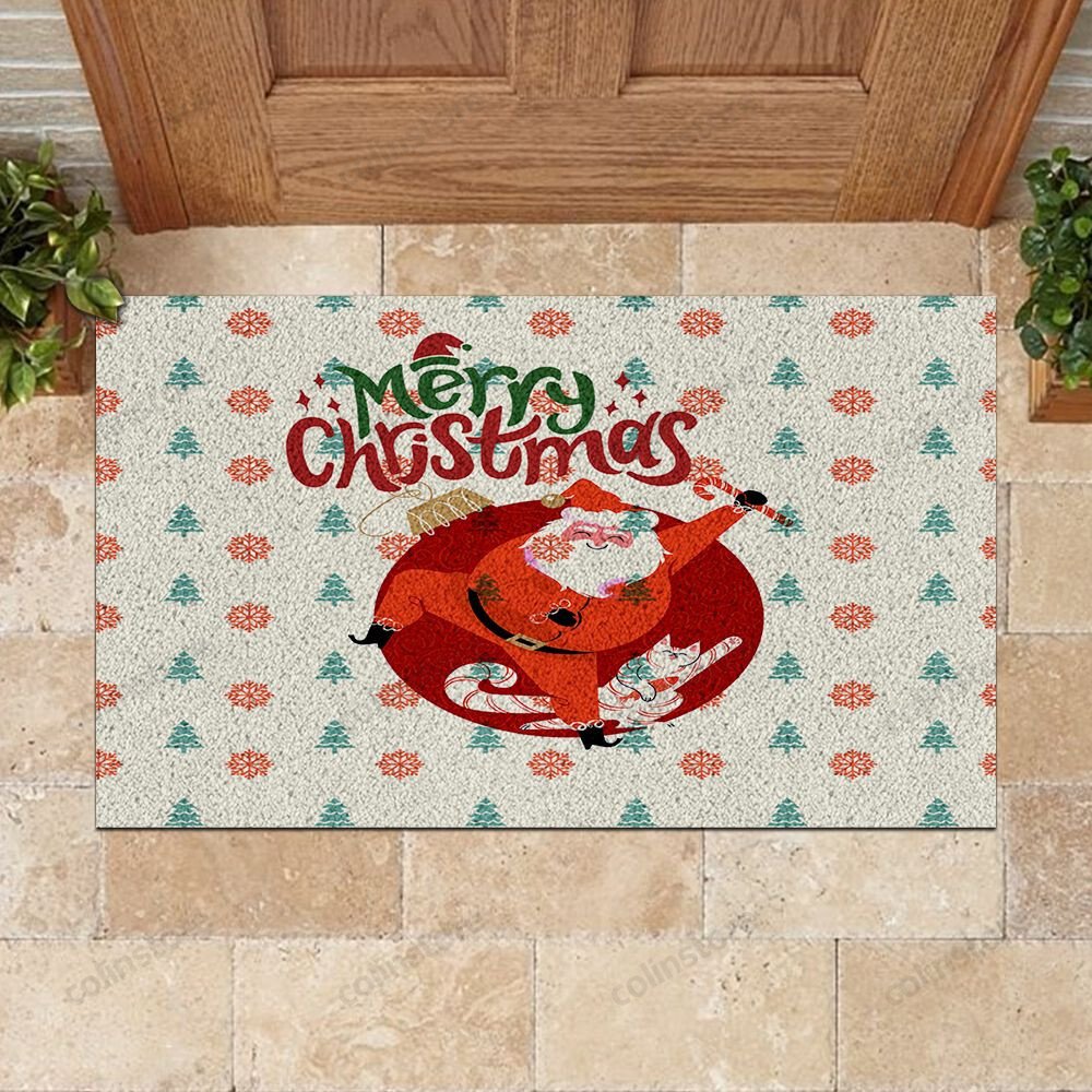 Santa Claus Doormat Merry Christmas Doormat -ghepten-x27w2e1