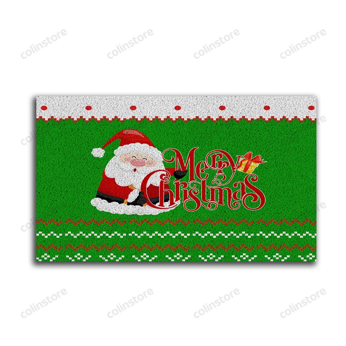 Santa Claus Gift Doormat Merry Christmas Doormat -ghepten-f1jdybb