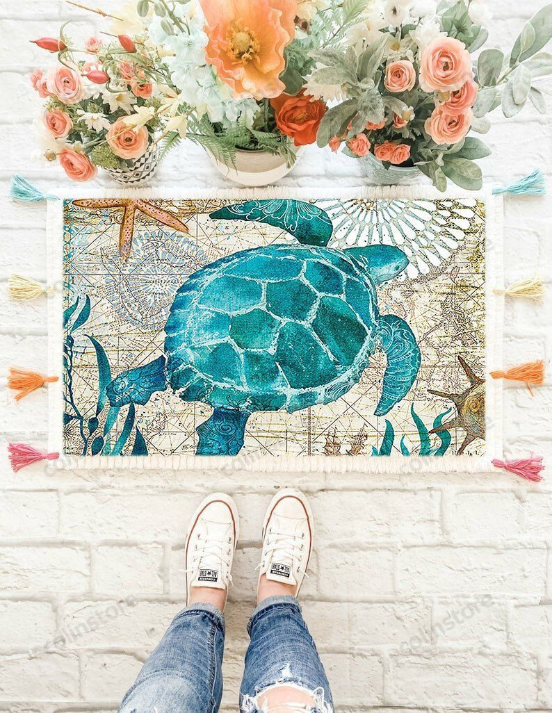 Sea Turtle - Doormat Welcome Mat