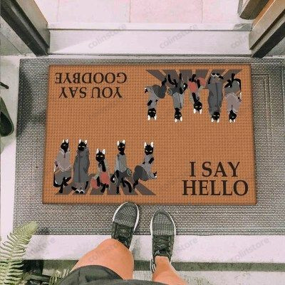 Street Cats Funny Outdoor Indoor Wellcome Doormat