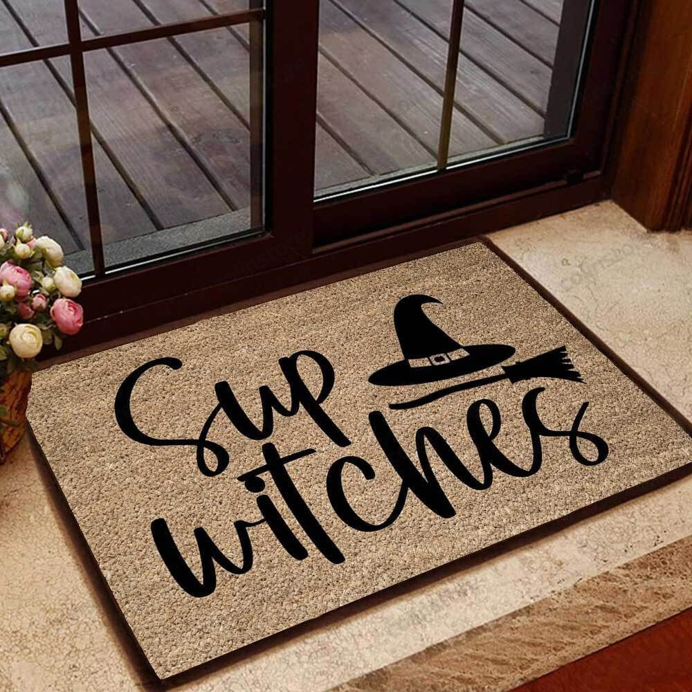 Sup Witches Doormat Welcome Mat